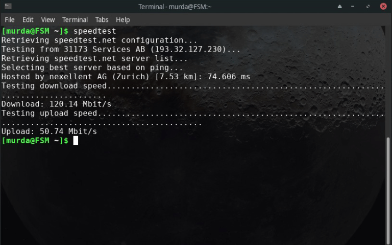 HOW TO: Test Your Internet Speed From The Command Line